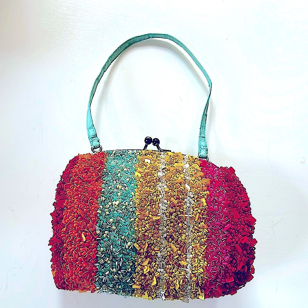 SANTI Beaded Mini Bag/Pastels